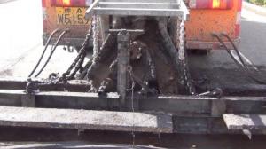 2015年創(chuàng)達(dá)稀漿封層施工甘肅